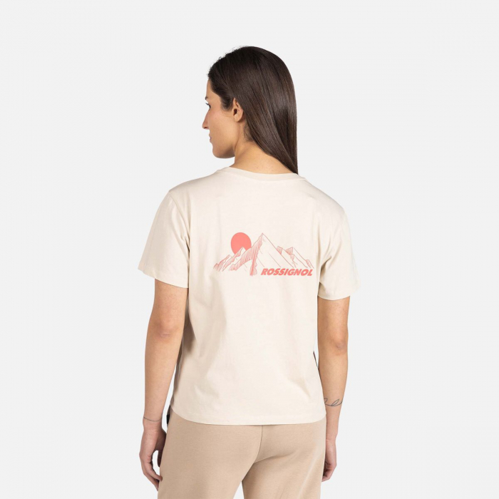 Tricou dama Rossignol W WATERFALL - Whitecap Sand [3]