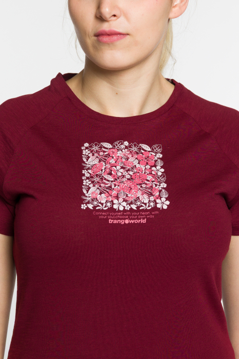 Tricou dama Trangoworld COBDEN-Tawny Port [3]
