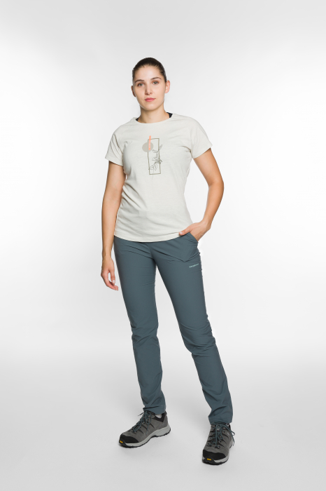 Tricou dama Trangoworld  SERPE White Onyx [2]