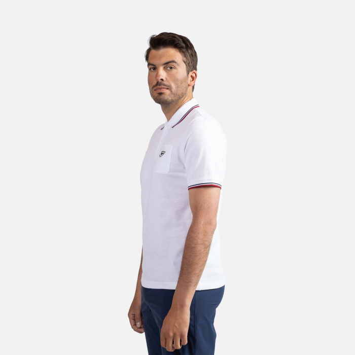 Tricou polo barbati Rossignol PRESSET POCKET - White [4]