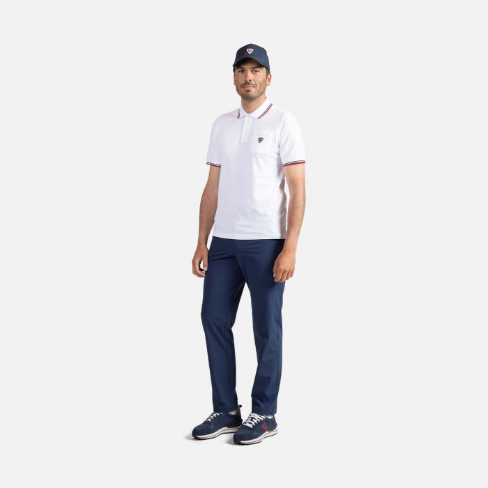 Tricou polo barbati Rossignol PRESSET POCKET - White [2]
