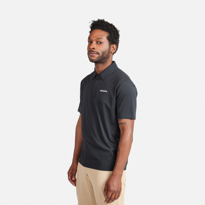 Tricou polo barbati Rossignol LYCIAN - Black [2]
