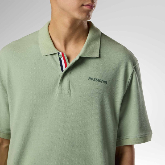 Tricou polo barbati Rossignol M LOGO POLO - Sage Green [3]