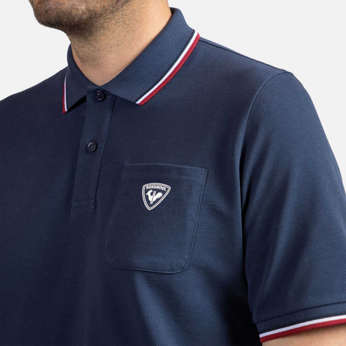Tricou polo barbati Rossignol PRESSET POCKET - Dark navy [5]