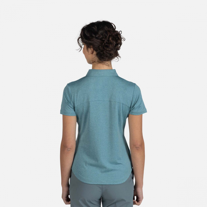 Tricou polo dama Rossignol W CLOUDREST - Onyx grey [3]