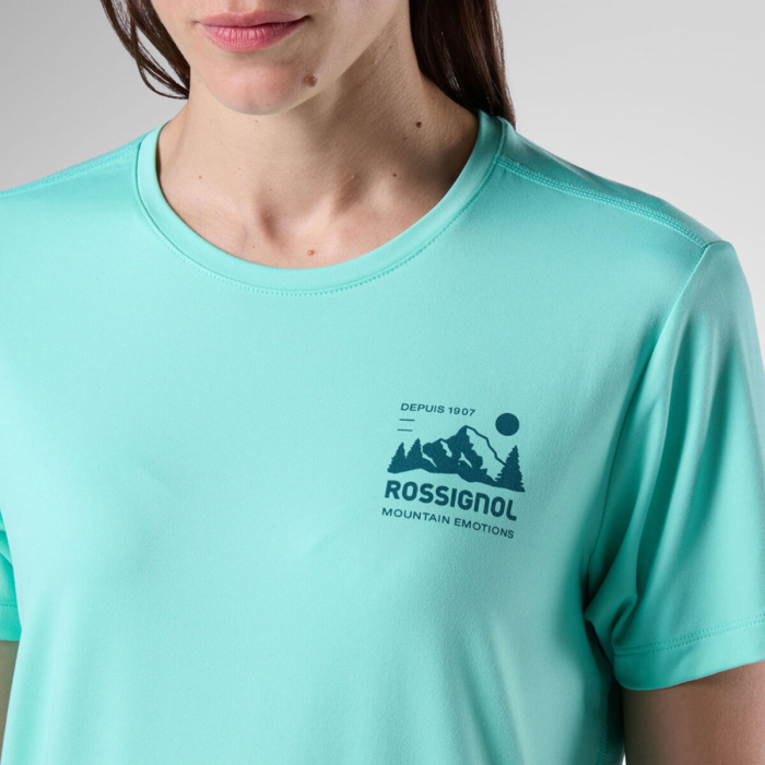 Tricou dama Rossignol W GRAPHIC ACTIVE - Jelly Mint [4]