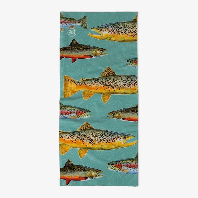 Produse BUFF - Bandana BUFF Coolnet UV+ TROUT Multi
