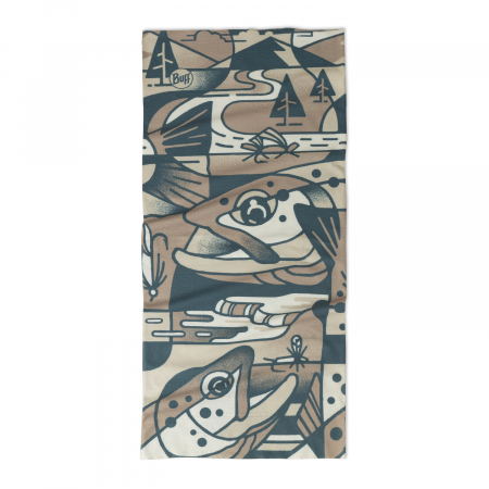 Produse BUFF - Bandana BUFF Coolnet UV+ LAKE RIVER Multi