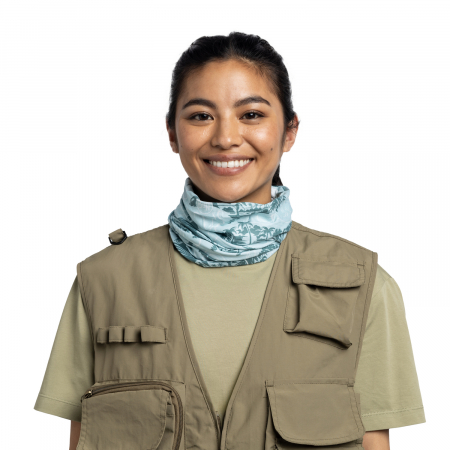 Bandana BUFF Coolnet UV+ SALT Seagrove Green [2]