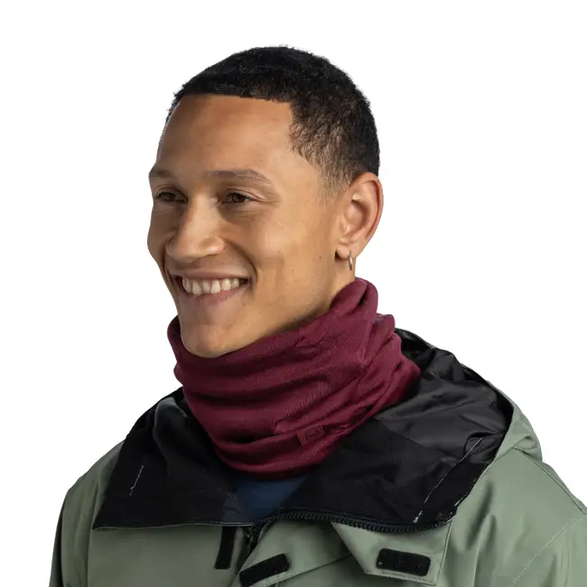 Bandana BUFF Heavy Weight merino Solid Tibetan Red [2]