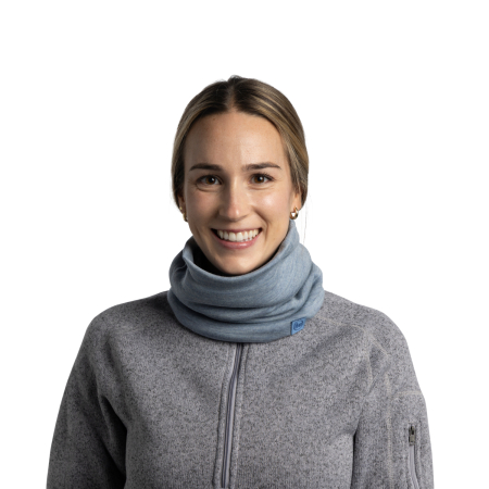 Bandana BUFF Heavy Weight merino SOLID LIGHT BLUE [2]