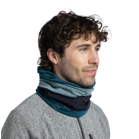Bandana BUFF Merino MOVE BLOCK TEAL [3]