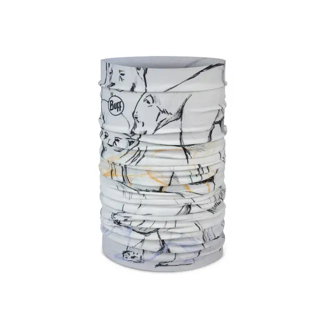 Bandane multifunctionale BUFF - Bandana copii Original EcoStretch Bargy White