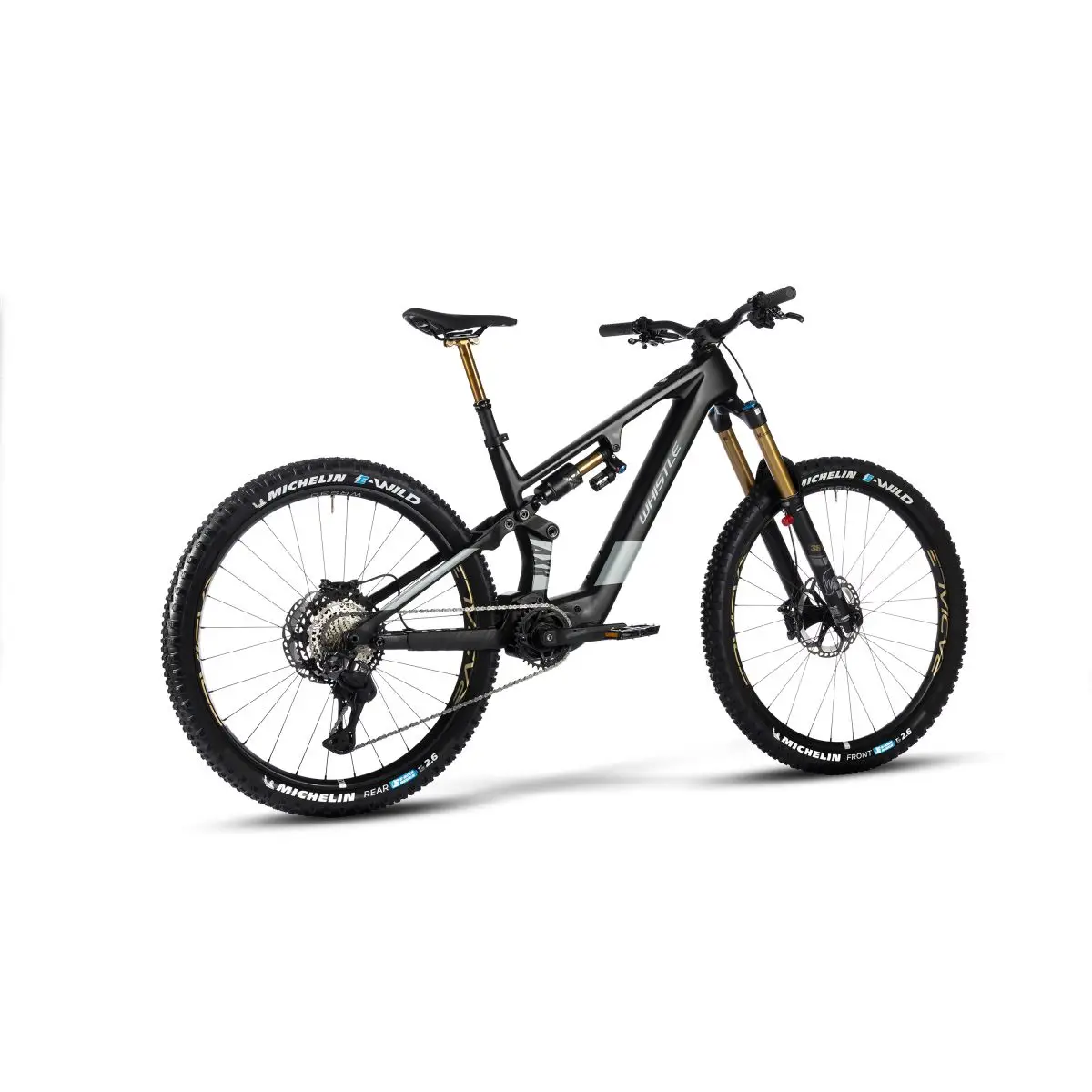 Biciclete - Bicicleta Electrica MTB Full Suspension WHISTLE AXR C 10.6 Avinox M2S Di2 800Wh - Black Grey