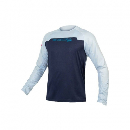 Tricouri ciclism - Bluza barbati MT500 BURNER LS JERSEY Blue