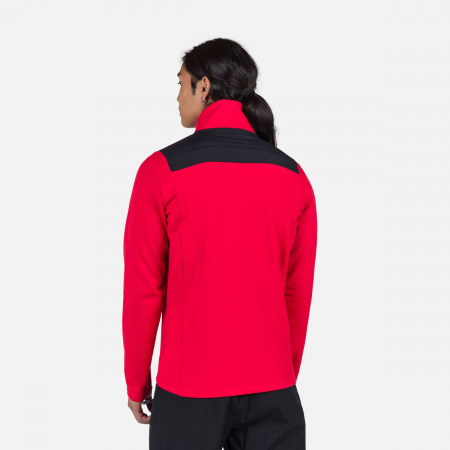 Bluza barbati Rossignol CLASSIQUE HYBRID CLIM FZ Sports red [1]