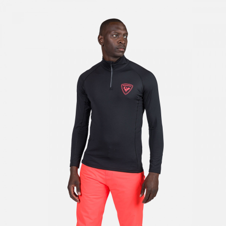 Bluze si Polare - Bluza barbati Rossignol NEW HERO CLASSIQUE HZ Black