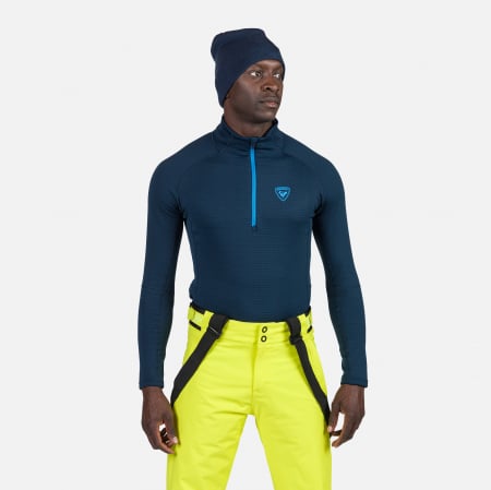 Bluze si Polare - Bluza barbati Rossignol BLACKSIDE FLEECE HZ Dark navy