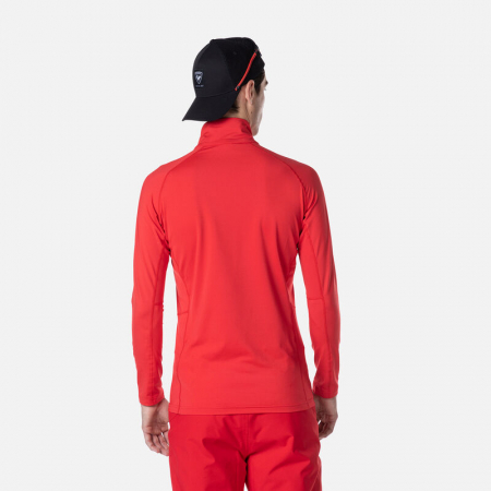 Bluza barbati Rossignol CLASSIQUE 1/2 ZIP Sports red [1]