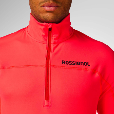 Bluza barbati Rossignol M HERO half zip first layer Neon red [4]