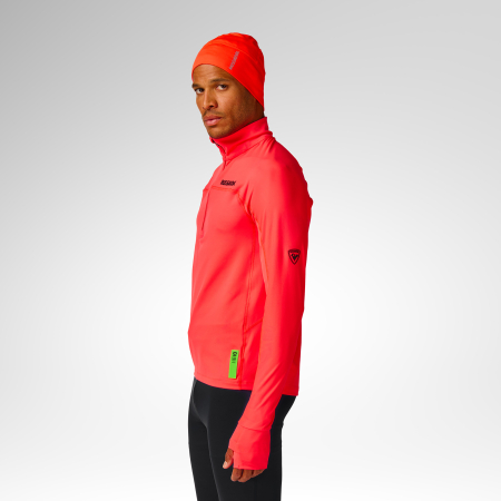 Bluza barbati Rossignol M HERO half zip first layer Neon red [2]