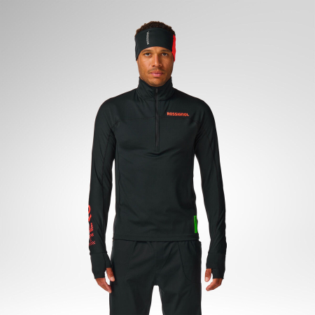 HERO Collection - Bluza barbati Rossignol M HERO half zip first layer Black