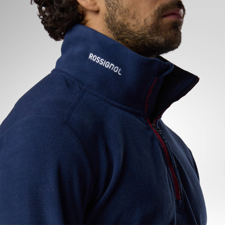 Bluza barbati Rossignol M quarter zip polar fleece Dark navy [4]