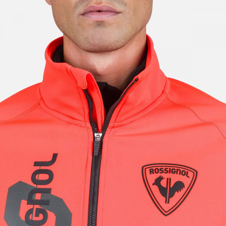 Bluza barbati Rossignol NEW HERO CLASSIQUE CLIM Neon red [3]