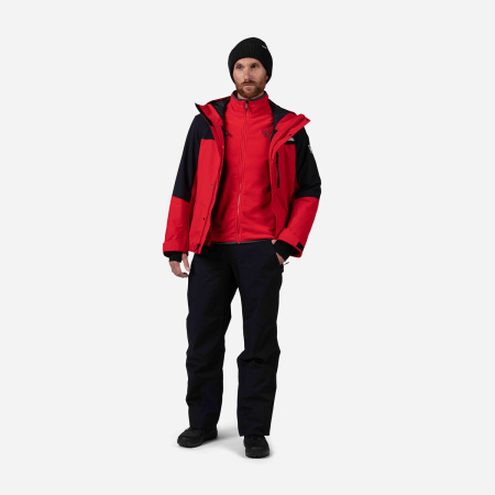 Bluza barbati Rossignol STRAWPILE FLEECE FZ Sports Red [4]