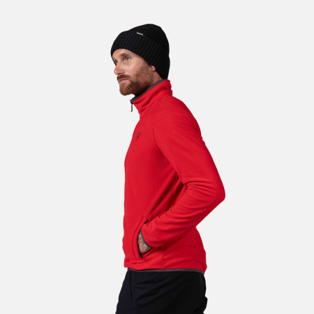 Bluza barbati Rossignol STRAWPILE FLEECE FZ Sports Red [1]
