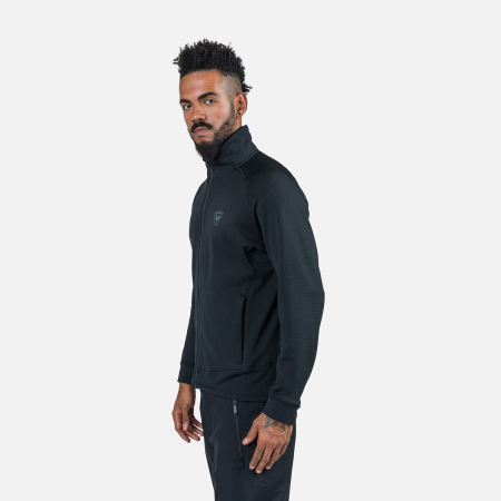 Bluza barbati Rossignol BLACKSIDE FLEECE FZ Black [1]