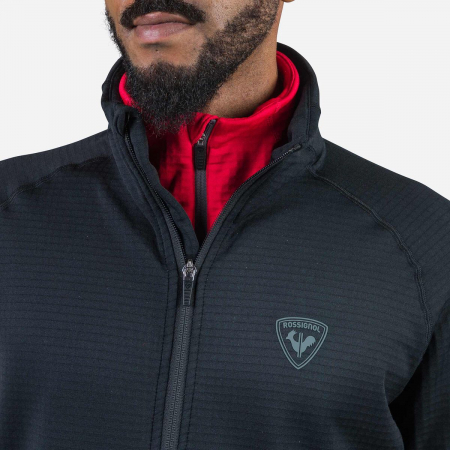Bluza barbati Rossignol BLACKSIDE FLEECE FZ Black [3]