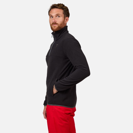 Bluza barbati Rossignol STRAWPILE FLEECE HZ Black [1]