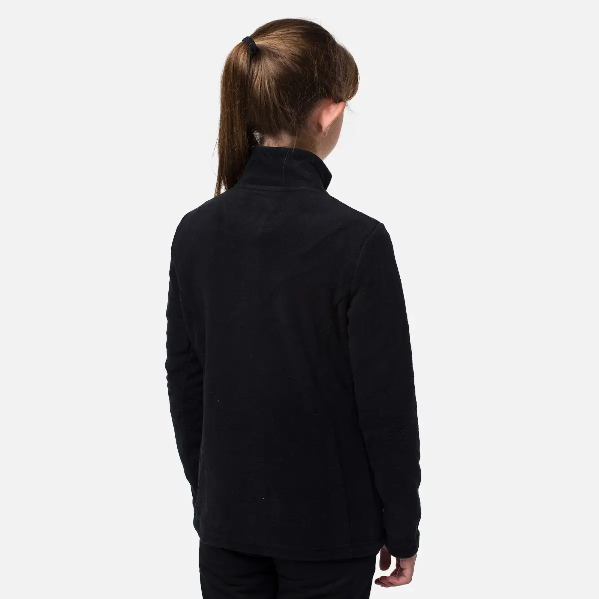 Bluza copii Rossignol GIRL 1/2 ZIP Black [5]