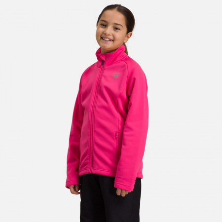 Bluza copii Rossignol GIRL FZ CLIM Pink fushia [3]