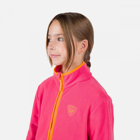 Bluza copii Rossignol JR STRAWPILE FLEECE FZ Tea rose [3]