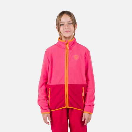 Bluze - Bluza copii Rossignol JR STRAWPILE FLEECE FZ Tea rose