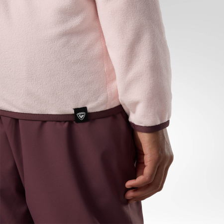 Bluza copii Rossignol JR quarter zip polar fleece Pale lilac [5]
