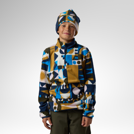 Bluze - Bluza copii Rossignol JR quarter zip polar fleece Potpourri dazzle blue