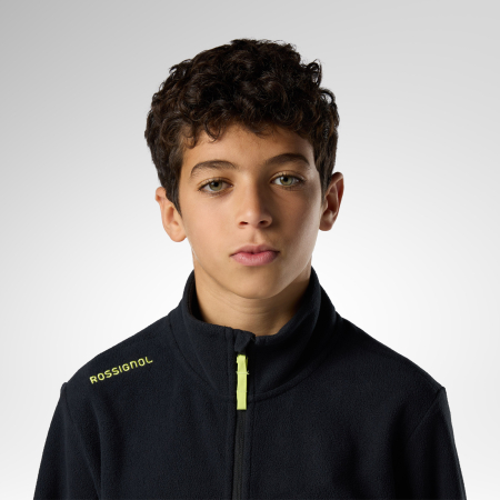 Jacheta copii Rossignol JR polar fleece Black [3]