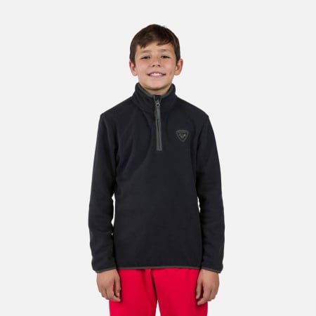 Bluze - Bluza copii Rossignol JR STRAWPILE FLEECE HZ Black