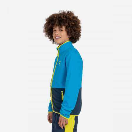 Bluza copii Rossignol JR STRAWPILE FLEECE FZ Oversees [1]