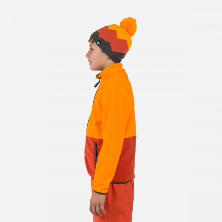Bluza copii Rossignol JR STRAWPILE FLEECE FZ Sunburst [1]
