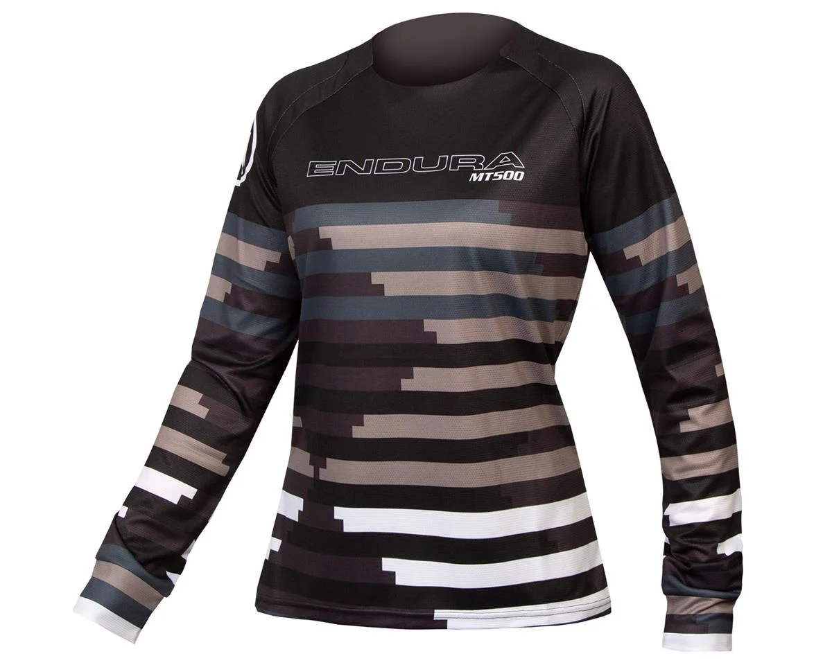 Tricouri ciclism - Bluza dama Endura MT500 SUPERCRFT LS T LTD Black
