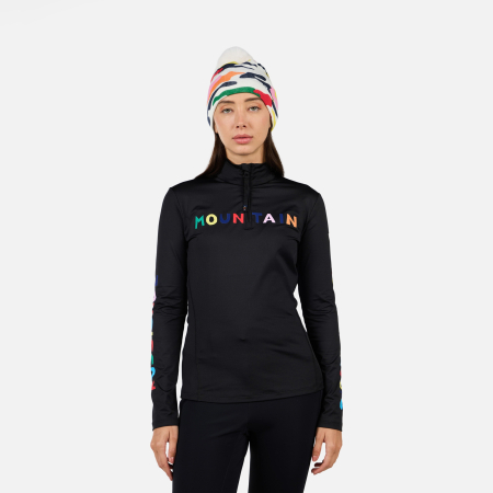 Bluze si Polare - Bluza dama Rossignol JCC W BOOSTER HZ - Black