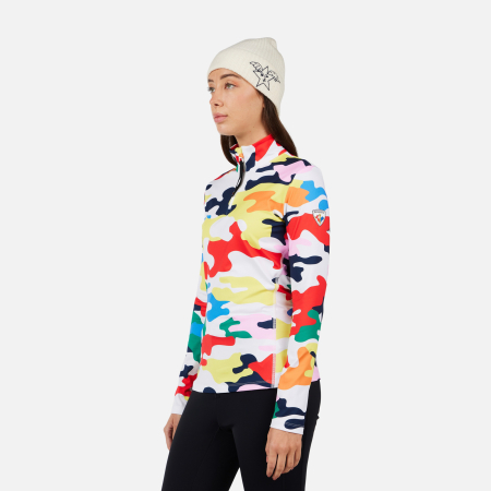 Bluza dama Rossignol JCC W BOOSTER HZ - Camo print [2]