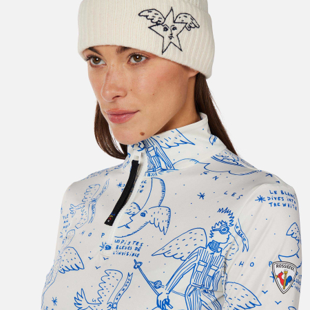 Bluza dama Rossignol JCC W BOOSTER HZ - Snow angels artic print [3]
