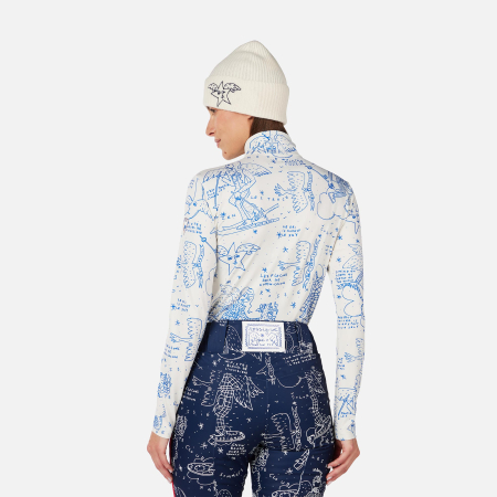 Bluza dama Rossignol JCC W BOOSTER HZ - Snow angels artic print [2]