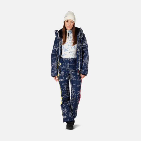 Bluza dama Rossignol JCC W BOOSTER HZ - Snow angels artic print [4]