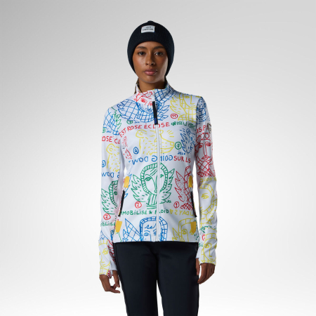 Designed by JC de Castelbajac - Jacheta dama Rossignol JCC - W fleece jacket Angels light